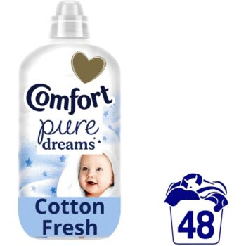 Comfort Pure Dreams Fabric Conditioner Cotton Fresh 48 Washes (1440ml)