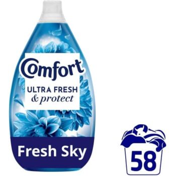 Comfort Ultimate Care Fresh Sky Fabric Conditioner 58 Washes (870ml)