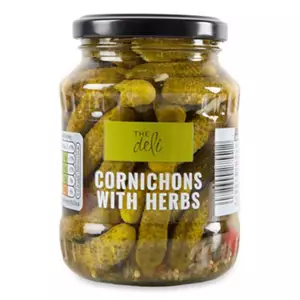 Cornichons with Herbs