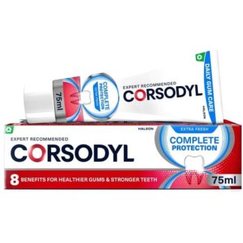 Corsodyl Complete Protection Gum Care Toothpaste for Healthy Gums Extra Fresh (75ml)