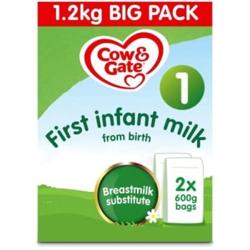 Cow & Gate 1 First Baby Milk Formula From Birth Big Pack (1.2kg)