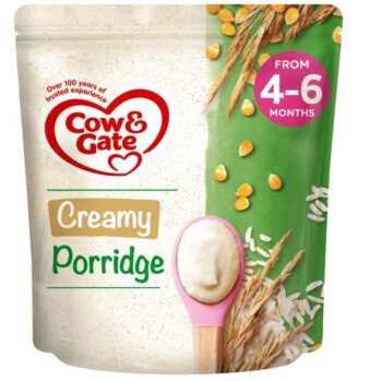 Cow & Gate Creamy Porridge Baby Cereal 4-6+ Months (125g)