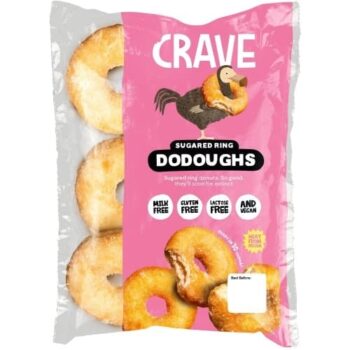 Crave Free From 6 Sugared Ring Dodoughs Doughnuts (215g)