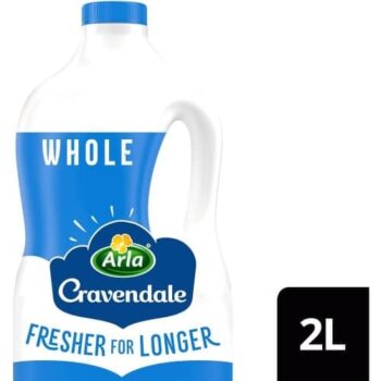 Cravendale Filtered Whole Milk Fresher for Longer (2 Litre)