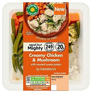 Creamy Chicken & Mushroom with Roasted Sweet Potato (300g)