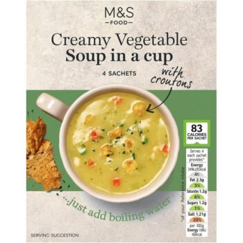 Creamy Vegetable Cup Soup (4 x 22g)