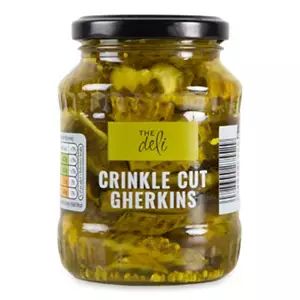 Crinkle Cut Gherkins
