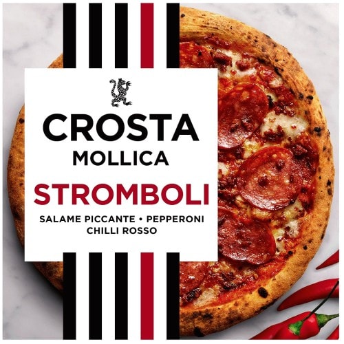 Crosta & Mollica Stromboli Sourdough Pizza with Pepperoni & Spicy Salami (447g)