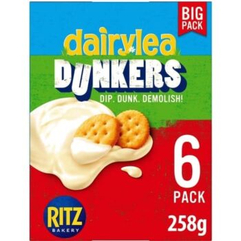Dairylea Baked Dunkers Ritz Cheese Snacks (6 x 258g)