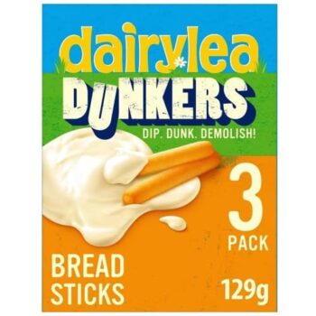 Dairylea Dunkers Breadsticks Cheese Snack (3 x 43g)