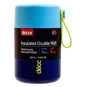 Decor Blue Kids Insulated Food Pod (350ml)