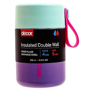 Decor Lilac Kids Insulated Food Pod (350ml)