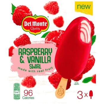 Del Monte Raspberry & Vanilla Swirl (3 x 90ml)