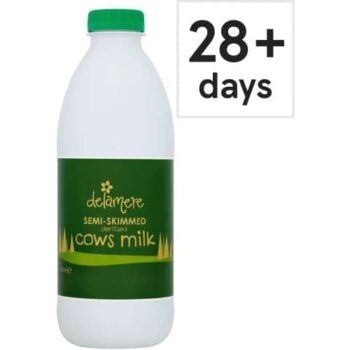 Delamere Dairy Sterilised Longlife Semi Skimmed Milk (1 Litre)
