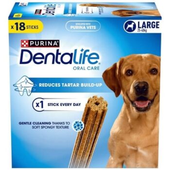 Dentalife Large Dog Dental Chews 18 Sticks