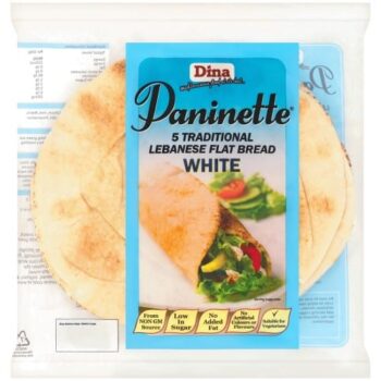 Dina Paninette White Bread Wraps