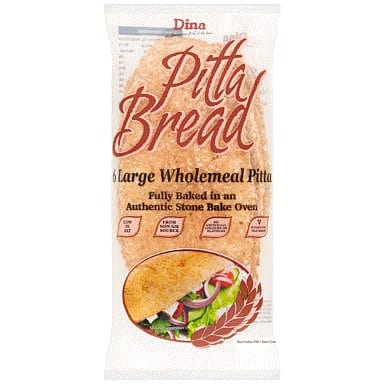 Dina Wholemeal Pitta Bread