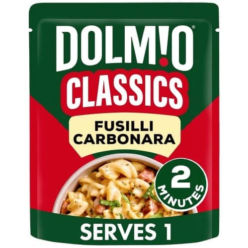 Dolmio Classics Carbonara Fusilli Pasta Ready Meal (250g)