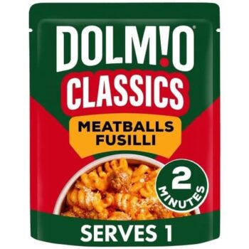 Dolmio Classics Meatballs Fusilli Pasta Ready Meal (250g)