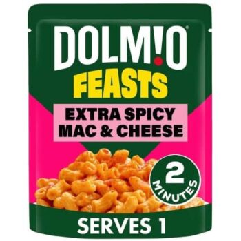 Dolmio Feasts Spicy Mac & Cheese Pasta Ready Meal (250g)