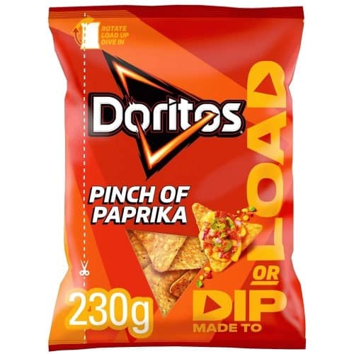 Doritos Dippers Smoked Paprika Corn Chips (230g)