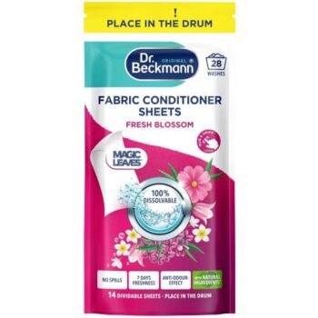 Dr Beckmann Fabric Conditioner Sheets Fresh Blossom 14Sheet (14 x 62g)