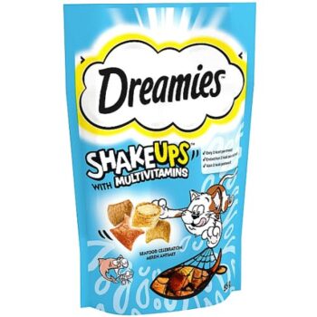 Dreamies Shakeups Multivitamins Seafood Celebration Cat & Kitten Treats (55g)