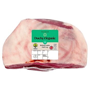 Duchy Organic British Lamb Half Leg per kg