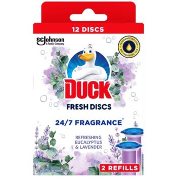 Duck Toilet Fresh Disc Refills Lavender & Eucalyptus Duo (2 x 36ml)