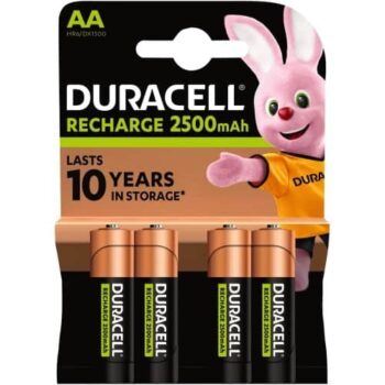 Duracell Recharge Ultra AA Rechargeable Batteries (4 x 2500mah)