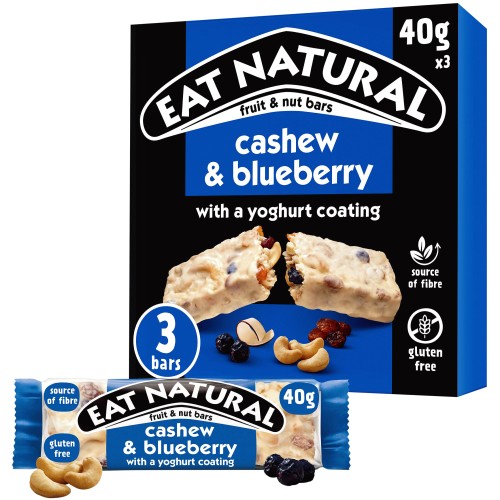 Eat Natural Cashew & Blueberry Fruit & Nut Bars