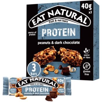 Eat Natural Protein Packed Peanuts & Chocolate Multipack 3 Bars (3 x 40g)