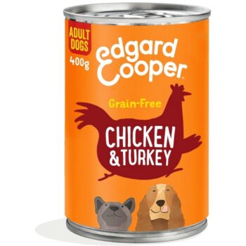 Edgard & Cooper Adult Grain Free Wet Dog Food with Chicken & Turkey (400g)