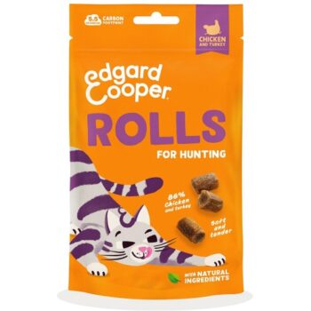 Edgard & Cooper Chicken & Turkey Soft Rolls Cat Treats (45g)
