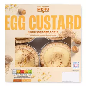 Egg Custard Tart 4 Pack