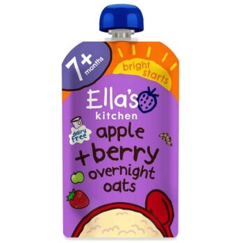 Ella's Kitchen Apple + Berry Overnight Oats 7+ Months (100g)