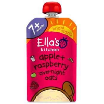 Ella's Kitchen Apple + Raspberries Overnight Oats 7+ Months (100g)