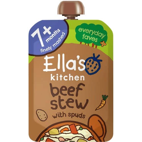 Ella's Kitchen Beef Stew Baby Food Pouch (130g)