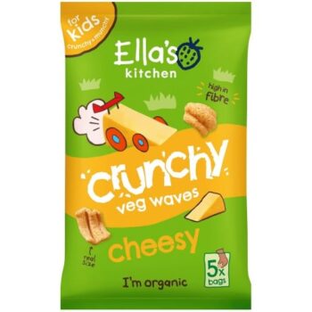 Ella's Kitchen Crunchy Veg Waves Cheesy 3+ Years (5 x 10g)