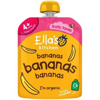 Ella's Kitchen Organic Bananas Single Fruit Pouch 4+ Months (70g)