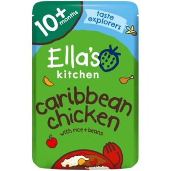 Ella's Kitchen Organic Caribbean Chicken Baby Pouch 10+ Months (190g)
