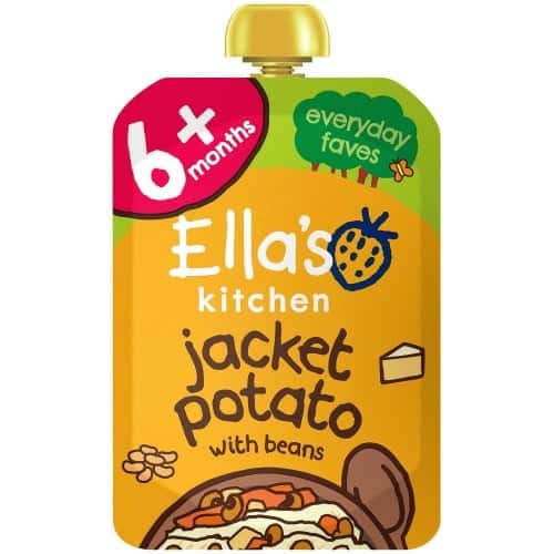 Ella's Kitchen Organic Jacket Potato Beans & Cheese Baby Food Pouch (100g)