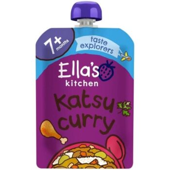 Ella's Kitchen Organic Katsu Curry Baby Food Pouch 7+ Months with Chicken (130g)