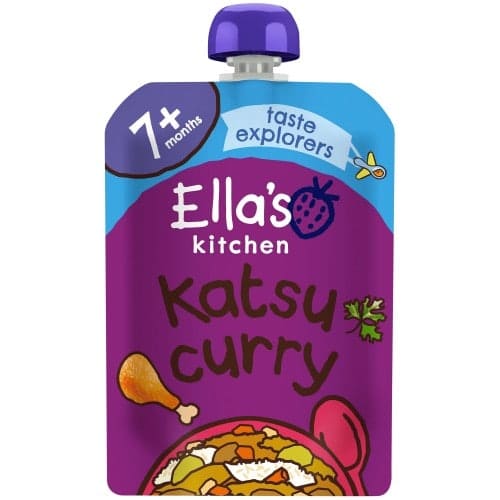 Ella's Kitchen Organic Katsu Curry Baby Food Pouch 7+ Months with Chicken (130g)