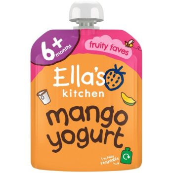 Ella's Kitchen Organic Mango Greek Style Yoghurt Baby Food Pouch 6+ Months (90g)