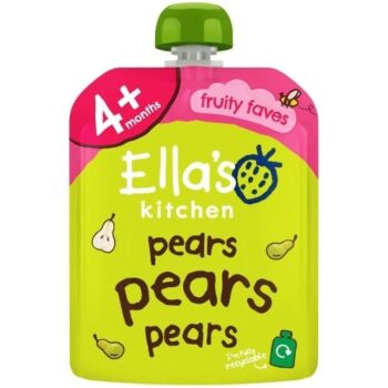 Ella's Kitchen Organic Pears Puree Baby Food Pouch 4+ Months (70g)