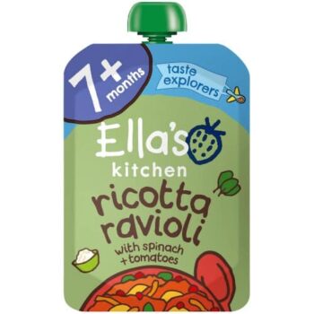 Ella's Kitchen Organic Spinach Ricotta Pasta Baby Pouch 7+ Months (130g)
