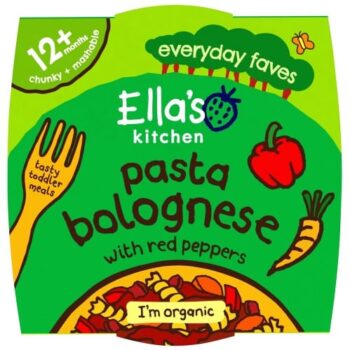 Ella's Kitchen Organic Stage 4 Pasta Bolognese with Red Peppers 12+ Months (200g)