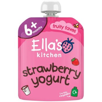 Ella's Kitchen Organic Strawberry Greek Style Yoghurt Pouch 6m+ (90g)