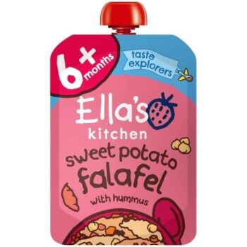 Ella's Kitchen Organic Sweet Potato Falafel Baby Food Pouch 6+ Months (100g)